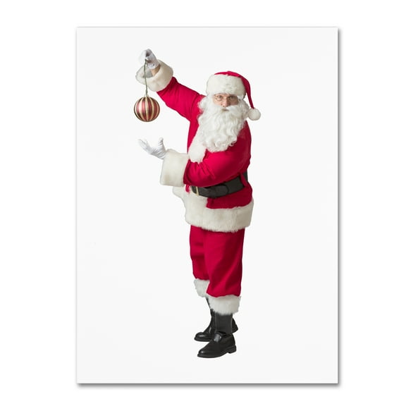 Trademark Fine Art 'Santa-ornament-12106' Canvas Art by Ed Wheeler