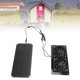 thumbnail image 1 of Ventilador de Escape Con Energía Solar, Ventilador de Ventilación Solar A PrueBa de Lluvia A Prueba de Lluvia A Prueba de Viento de Doble Capa para Invernadero para Invernadero, 1 of 7