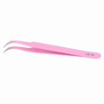 thumbnail image 3 of Lash Tweezers Stainless Steel False Eyelashes Tweezer for Eyelashes Extension PinkLE?15 Curved, 3 of 5
