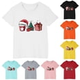 thumbnail image 2 of GERsome Toddler Crew Neck Shirts, Boys Girls Christmas Tree Tshirt Xmas Graphic Short Sleeve Cotton Tops Holiday Outfit, Sizes 3-10 Years, 1-Pack, 2 of 4