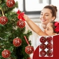 thumbnail image 2 of Fiudx Bolas Navideñas Irrompibles, Adornos Colgantes Multicolores, Diseño de Plástico Ecológico, Seguras para Mascotas y Familias, Perfectas para Decorar Árboles y Fiestas Navideñas, Juego de 6 Pieza, 2 of 7