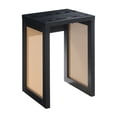 thumbnail image 4 of Convenience Concepts Northfield Weave End Table, Black/Beige Barley, 4 of 7