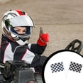 thumbnail image 3 of fastboy 10 Pieces Checkered Flag Racing Printed Black White Handheld Waving Banners Decorations Event Motorcycle Game Party, 3 of 6