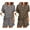 Gray Leopard/Brown Leopard, variant on Avidlove 2 Pack Womens Pajama Sets Short Sleeve Henly Top with Shorts Soft Pj Loungewear Comfy Sleepwear S-XXL