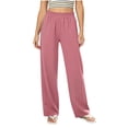 thumbnail image 2 of SOOMLON Scrub Pants for Women Plus Size Straight Leg Long Pants Elastic Waist Trousers with Pockets Soft Work Clothes, 2 of 9