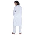 thumbnail image 5 of Atasi Designer Solid Kurta For Menâ€™s Mandarin Collar Cotton Ethnic Long Wear, 5 of 7