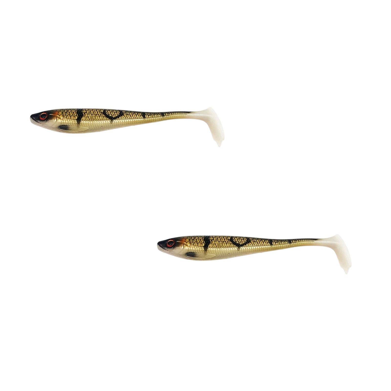 2 Pcs Fishing Lures Soft Bait T-Tail Attractants for Freshwater Saltwater Trout Panfish Bass Anti-Snagging Crankbait Spinnerbait Soft Worm Tackle for Long-Distance Casting in Lakes Rivers