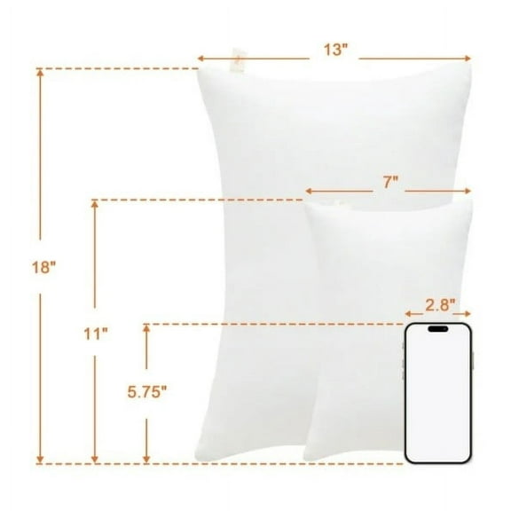 Pillow Case Clearance, 9.8X8.3X2.4 Inches Set of 2 Pillows Microfiber Mini Pillow Travel Pet Soft Machine Washable Small Pillow Neck Blue One Size (Pack of 2) Pillowcase*2Pcs By Shiogb