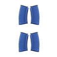 thumbnail image 2 of Billuyoard 2 piezas de soporte para mango de olla, accesorio seguro para utensilios de cocina, funda resistente al calor, Clip de silicona para el hogar con Azul Solo agujero 2piezas Billuyoard CBP457866, 2 of 6