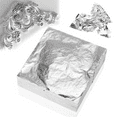 thumbnail image 4 of 8.5cm Silver Foil Sheets - 50 Pieces with Bright Texture, 4 of 7
