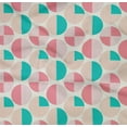 thumbnail image 4 of oneOone Organic Cotton Poplin Twill Fabric Circle Geometric Print Fabric BTY 42 Inch Wide, 4 of 4