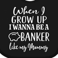 thumbnail image 4 of Inktastic Banker Like Mommy Future Job Boys or Girls Baby Bib, 4 of 4