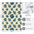 thumbnail image 3 of 2 Pcs Funny Kitchen Towels,Blue Floral Pattern Microfiber Dish Towels,Kitchen Tea Towels,Kitchen Towel Set (18" X 26"), 3 of 3
