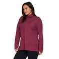 thumbnail image 3 of RBX Active Women's Plus Size Quilted Cowl Neck Pullover Tunic, 3 of 5
