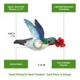 thumbnail image 4 of Waterwood Hand Painted Hummingbird Doorbell - Wired & Illuminated Push Button Cast in Durable Polyresin, 4 of 4