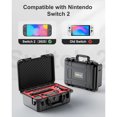 thumbnail image 2 of Étui Rigide de Voyage pour Nintendo Switch 2, Étanche IP67, Doublure Souple, Contient Console, Manette Pro et Accessoires, 2 of 7