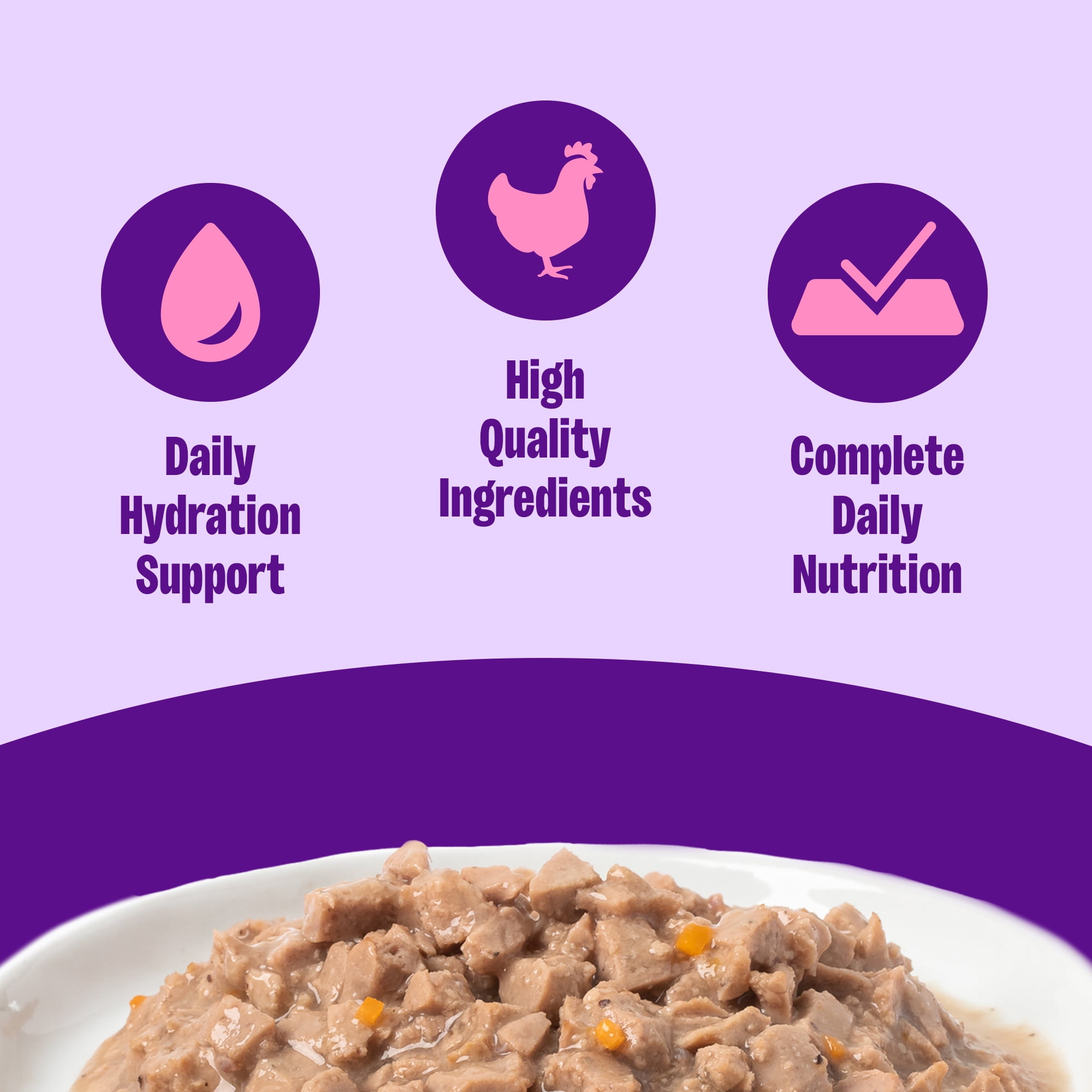 (12 pack) Wellness Complete Health Gravies Adult Canned Wet Cat Food, Natural, Protein Rich, Grain Free, Chicken Entrée Recipe, 3 oz, Pack of 12 Cans