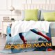 thumbnail image 4 of Tu Vecino Spider-Man Amigable anti-pilling, suave, ligera, esponjosa y acogedora de lujo para hogar y cocina – Perfecta para niños y adultos, 100 x 150 cm, 4 of 6