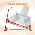 thumbnail image 2 of LZBEITEM Heavy Lawn Mower Lift Jack Rod - 882 lbs Capacity for Tractors and Zero Turn Lawn Mowers, 2 of 9