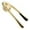 Gold/Garlic Press, variant on Garlic Crusher Mincer Tool, Manual Garlic Grinder Box, Multi-Use Ginger & Spice Chopper, Mess-Free Plastic Garlic Press Kitchen Gadget