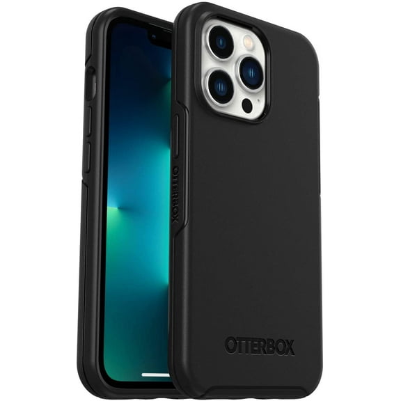 Restored OtterBox SYMMETRY SERIES+ Case with MagSafe for Apple iPhone 13 Pro - Black (Refurbished)