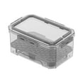 thumbnail image 2 of COM1950s Multifunctional Food Storage Container, Portable Refrigerator Box with Built-in Ice Tray, Stackable Leakproof Lunch Box, 10×6.9×4.6 Inches, 2 of 9