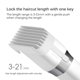 thumbnail image 2 of Inteprter Cortadora de pelo eléctrica, cortadora de pelo recargable por USB, cortadora de pelo profesional para hombres y niños en casa Electrodomésticos blanco Inteprter HA026408-01, 2 of 6