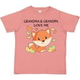 thumbnail image 3 of Inktastic Grandma and Grandpa Love Me- Little Fox Boys or Girls Toddler T-Shirt, 3 of 5
