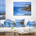 thumbnail image 3 of Designart Beautiful Italian Seashore View - Seascape Throw Pillow - 18x18, 3 of 4