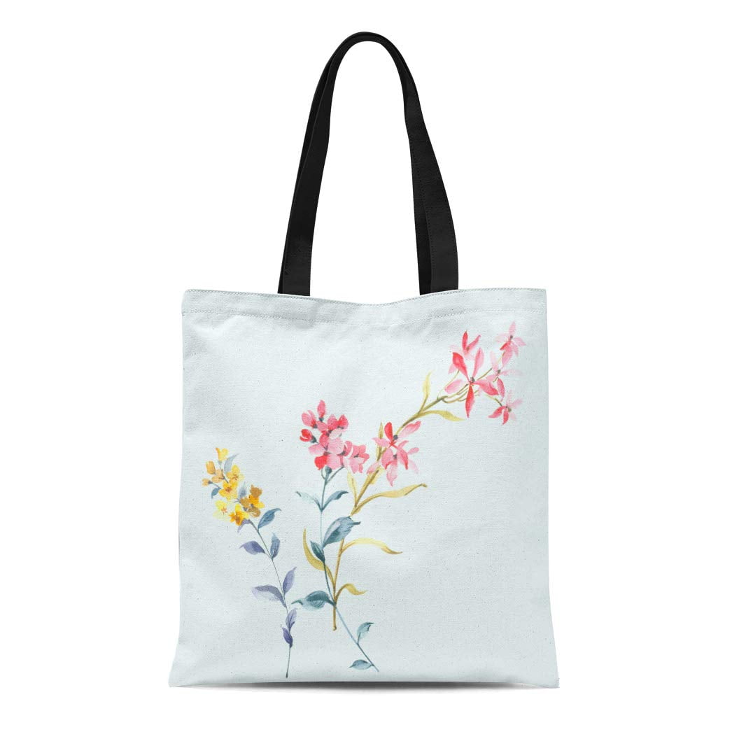 Cute Cat Flower Painting Print Female Designer Tote Bags Women Handbag  Large Shopping Bag Foldable For Groceries Kitchen Bags