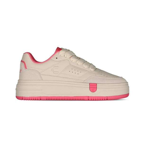 Tenis tipo Court CHARLY Mujer Casuales Sport beige 24