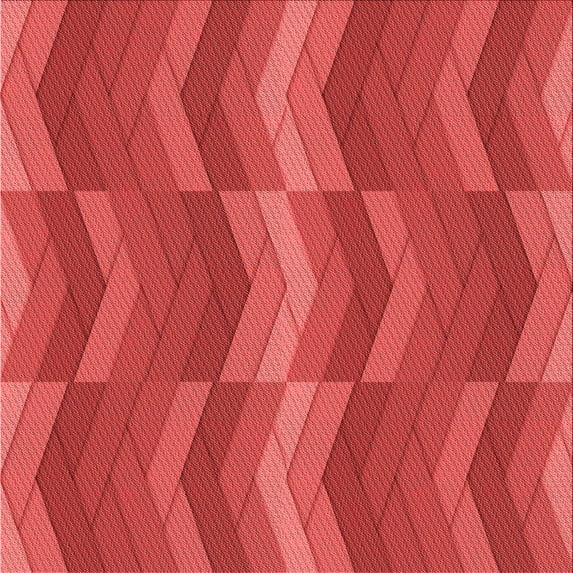 Ahgly Company Machine Washable Indoor Square Transitional Red Area Rugs, 8' Square