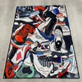 thumbnail image 2 of Tapis de Chambre Espadrilles, Tapis de Chaussures Espadrilles, Tapis de Chaussures, Motif de Espadrilles, Tapis de Chambre Chaussures, Tapis d'Entrée, Tapis de Espadrilles, 2 of 8