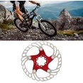 thumbnail image 2 of Bicycle Floating Disc Brake Rotor Great Heat Dissipation 6 Aluminum Alloy Stainless Steel Road Bike Disc Brake Rotor For Cycling (160mm), 2 of 5
