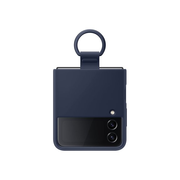 Open Box Samsung EF-PF721 - Back cover for cell phone - silicone - navy - for Galaxy Z Flip4