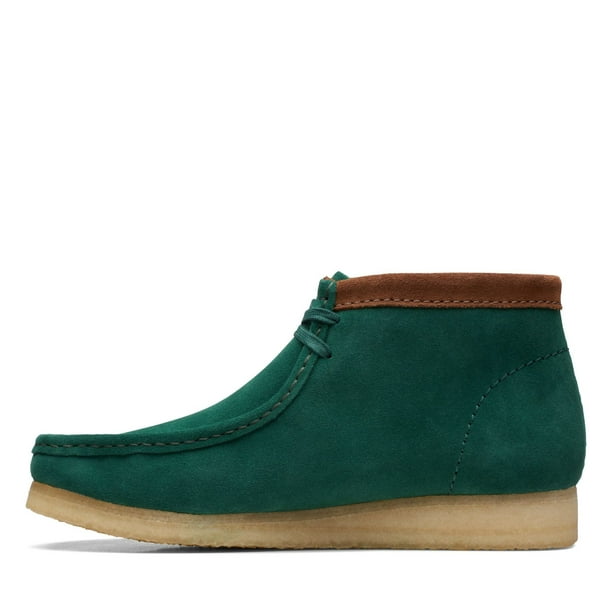 Dark 2024 green wallabees