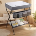 thumbnail image 5 of Furnibear Folding Dresser-Style Nursery Changing Table, Gray, 5 of 11