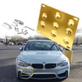 thumbnail image 1 of Xotic Tech 1 Set Front Tow Hook License Plate Bumper Mounting Bracket Fit BMW F30 F32 F33 F36 F10 F11 E84 F25 i3 3 4 5 Series X1 X3 Mini Cooper R60 R61 E55 E56 [gold], 1 of 9