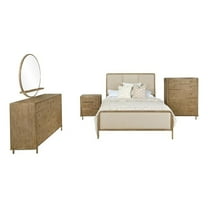 Arini 5-piece California King Bedroom Set Cream and Sand Wash