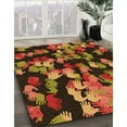thumbnail image 3 of Ahgly Company Machine Washable Indoor Rectangle Transitional Sedona Brown Area Rugs, 8' x 10', 3 of 7