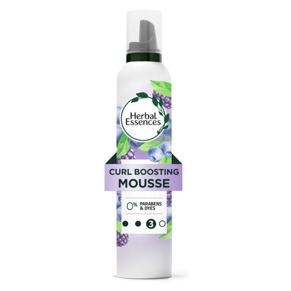 Herbal Essences Curl Boosting Mousse, All Day Hold, Frizz Control, 6.8 fl oz