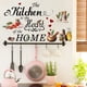 thumbnail image 1 of Pegatina de pared del corazón del hogar, letras de comida, frases que dicen, calcomanías de pared, cocina, comedor, restaurante, decoración de pared, 1 of 5