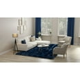thumbnail image 6 of Feizy Indochine Modern Solid, Blue/Black, 7'6" x 9'6" Area Rug Sheen Fade Resistant Luxury & Glam Floor Rug for Living room Bedroom, 6 of 10