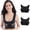 Black bras, variant on pimelu Bras for Women Sports Bras for Women Seamless Lightly Lined Wireless Bras Elder 2pcs Breathable Comfort Stretchy Plus Size Push up Yoga Bralettes Women's Sports Bras
