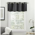 thumbnail image 2 of Exclusive Home Sateen Twill Woven Room Darkening Blackout Grommet Top Valance, 52"x18", Linen, 2 of 4