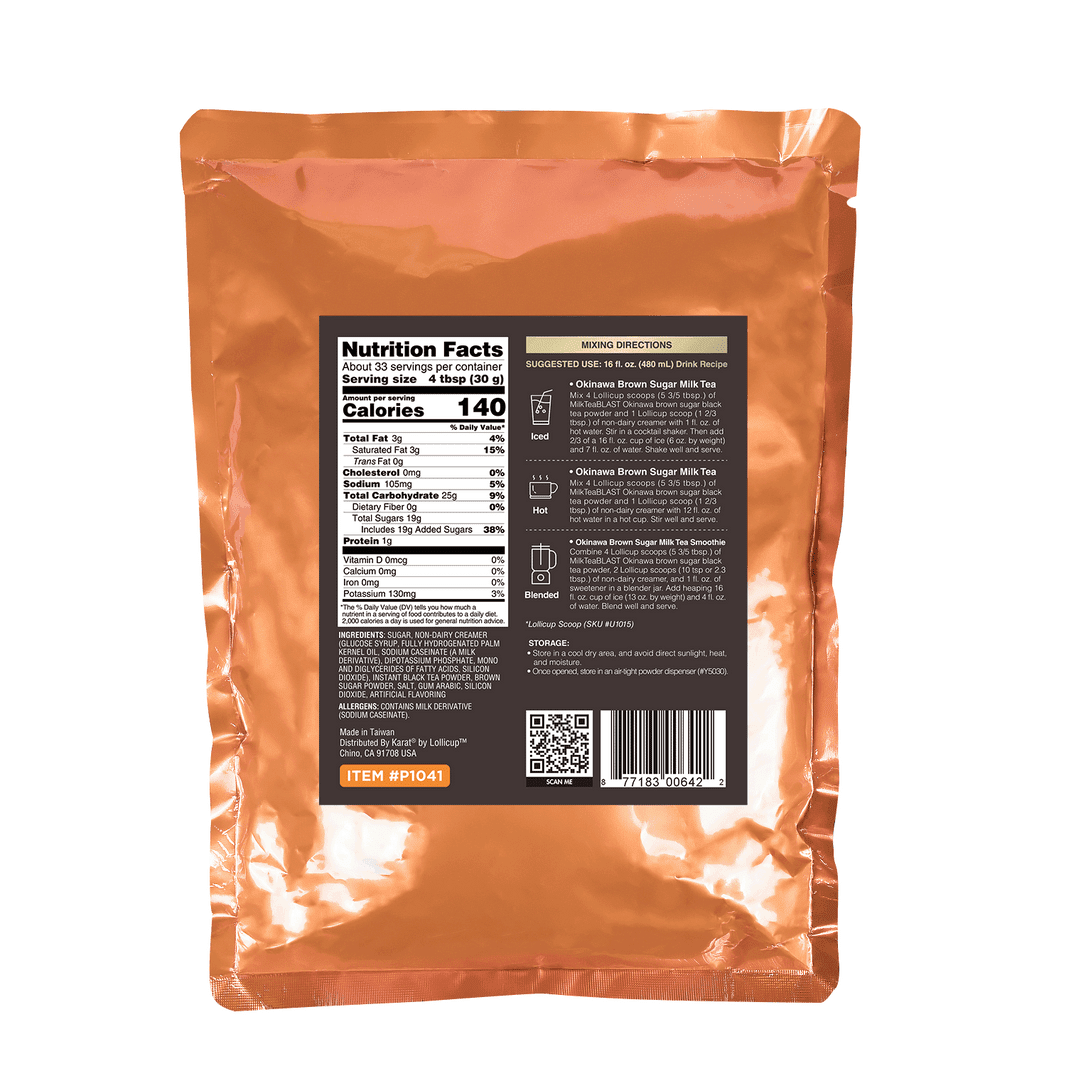 Tea Zone MilkTeaBLAST Okinawa Brown Sugar Powder (2.2 lbs)