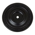 thumbnail image 2 of GlideRite 2-1/2 in. Round Classic Cabinet Backplates, Matte Black, Pack of 5, 2 of 2