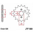 thumbnail image 2 of Jt Sprockets Jtf569.14 14T Piñón Acero Negro, 2 of 2
