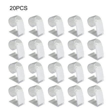

Ekeka Clearance ! 20pcs Table Skirting Clip Banquet Party Meeting Picnic With Hook And Loop Holder