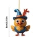 thumbnail image 3 of Cute Rooster Car Pendant Home Tree Decoration Christmas Tree Ornament Home Decor, 3 of 5